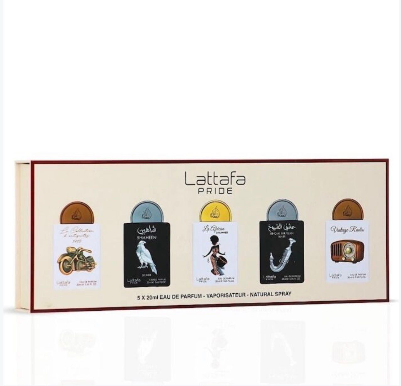 Lattafa Pride Collections 5 in 1 Gift Set (Antiquités 1910)