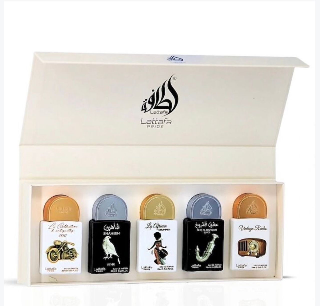Lattafa Pride Collections 5 in 1 Gift Set (Antiquités 1910) 2